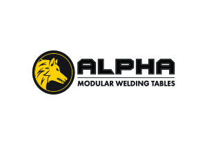 Alpha modular welding tables supplied by Holland Industrial Supply in Western Canada