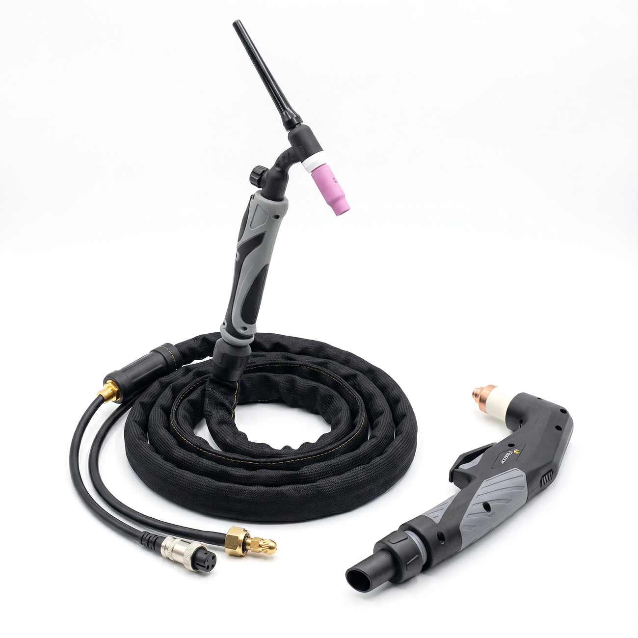 Industrial welding torches and guns from CK Techniweld and Razorweld for heavy duty fabrication in Western Canada